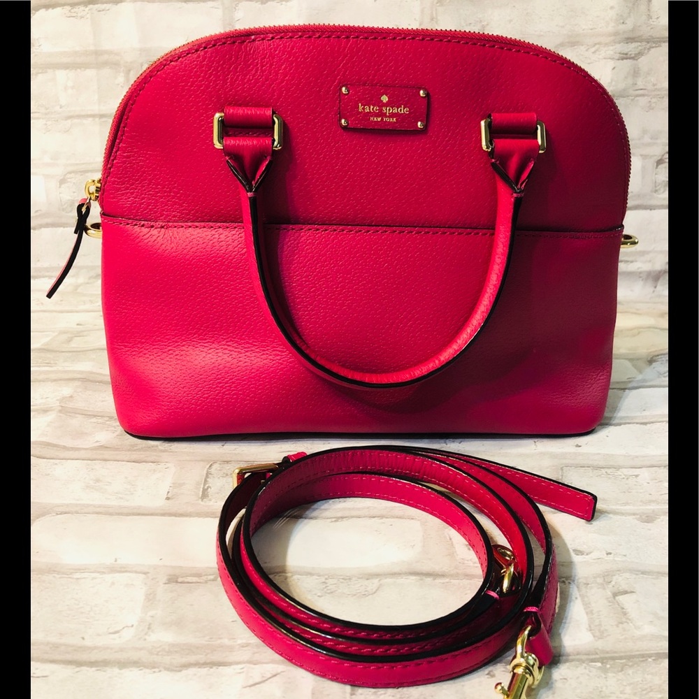 Kate Spade Wellesley Rachelle Hot Pink Leather
